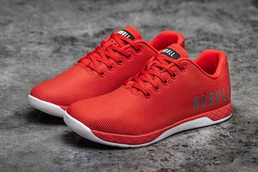 Nobull Superfabric Men's Trainers Red | Australia (CI9427)